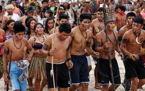 Powerful Photos Capture The Defiance Of Brazil S Indigenous People During World Cup Protest