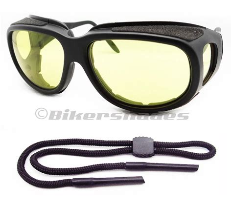 Motorcycle Over Rx Glasses Sunglasses Side Shields Goggles Dust Windproof