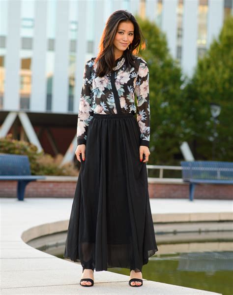 Https://techalive.net/outfit/black Maxi Skirt Outfit
