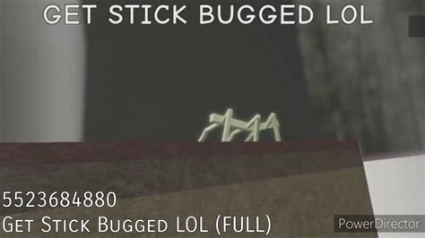 Roblox Get Stick Bugged Lol Full Music Id Youtube