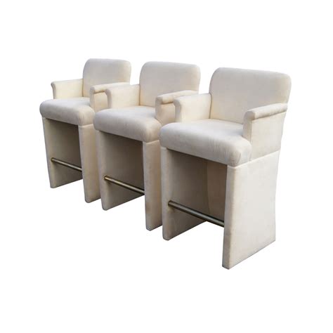 Excluded from promotional discounts and coupons. (3) Upholstered Bar Stools With Arms | eBay