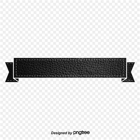 Black Ribbon Banner Png