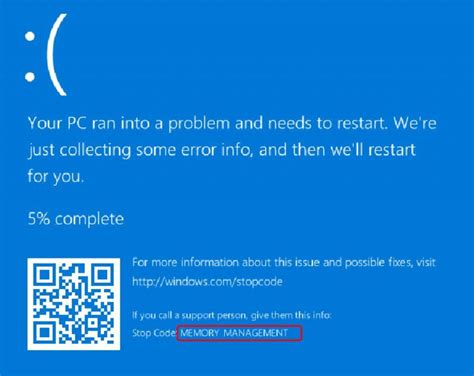 Fixed Memory Management BSOD Error On Windows