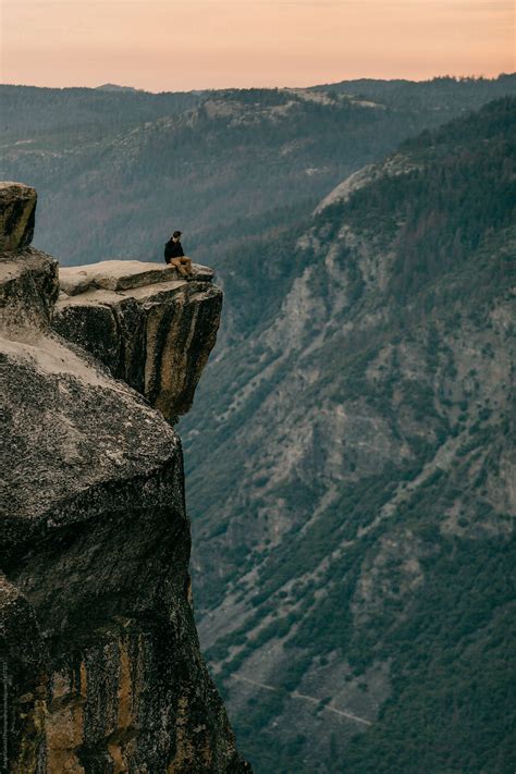 Stream tracks and playlists from men on the edge on your desktop or mobile device. Man Standing at The Edge of A Mountain Cliff in Yosemite ...