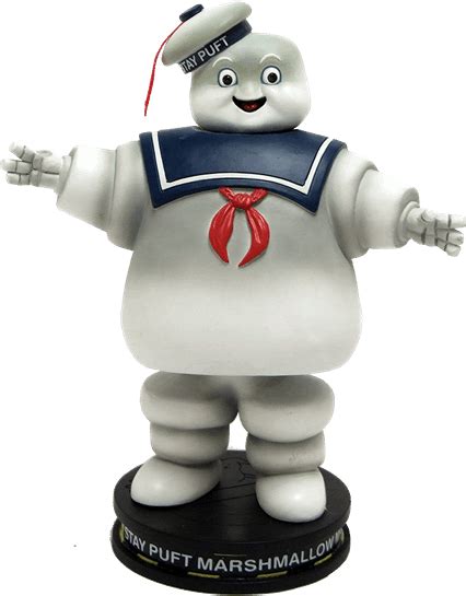 Statues And Figurines Stay Puft Marshmallow Man Statue Clipart Large Size Png Image PikPng