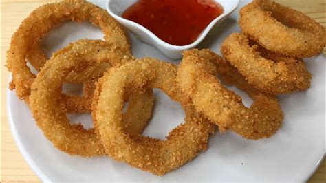 Easy And Crispy Onion Rings Homemade Onion Rings The Best Onion