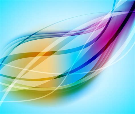 Abstract Colorful Design Curves Background Vector Graphic Free Vector