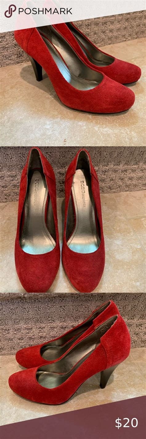 Bcbg Red Velvet Heels Size 6 Velvet Heels Red Velvet Heels Heels