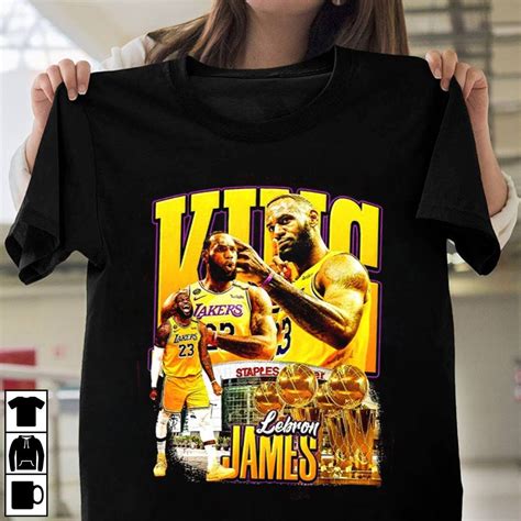 Vintage Los Angeles Lakers Lebron James T Shirt S 5xl Etsy
