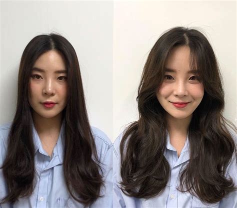 These Are The Hottest Korean Bangs In Top Beauty Lifestyles Long Hair With Bangs