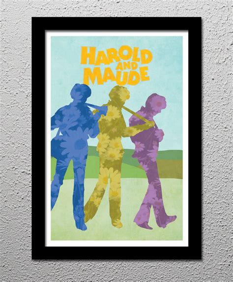 Harold And Maude Bud Cort Ruth Gordon Original Retro Art Etsy
