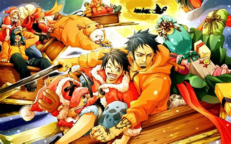 One Piece Christmas Wallpapers Wallpaper Cave