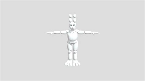 Pinky Pills Springbonnie Low Poly For P3d Download Free 3d Model By