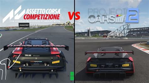 Assetto Corsa Competizione Vs Project Cars Gameplay Comparison