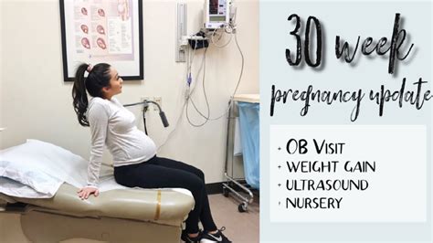 Discuss weight gain recommendations and needed lifestyle changes with your obstetrician. 30 Week Pregnancy Update| Weight Gain, Ultrasound, Baby ...