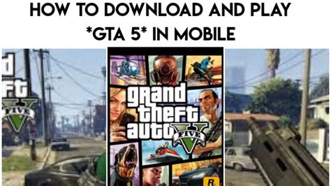 How To Download Install Play Gta 5 In Android Youtube