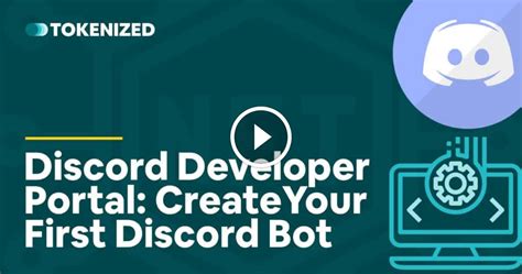 Discord Developer Portal Create Your First Discord Bot — Tokenized