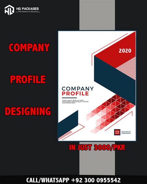 Company Profile Designing In Just 3000 High Quality Printing Service