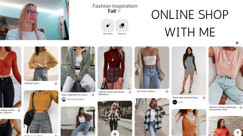 online shop with me for fall clothes pinterest inspired dream closet youtube