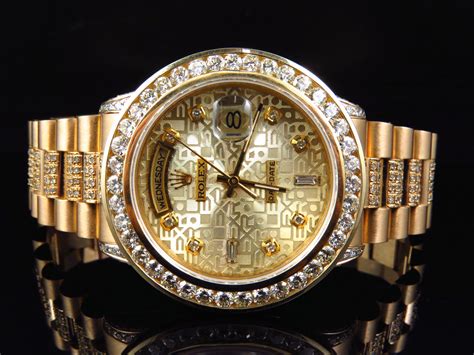 24k Gold Diamond Rolex Watches When Your Gold Rolex Isn T Cool Enough