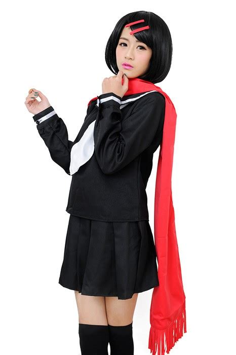 Tateyama Ayano Black School Uniform Cosplay Costume Ac00910