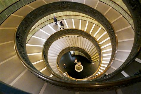 Spiral Staircase In The Vatican Museum Boomervoice