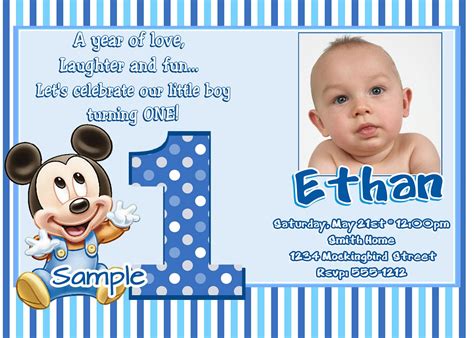 13 Magnificent 1st Birthday Invitation Template High Resolutions