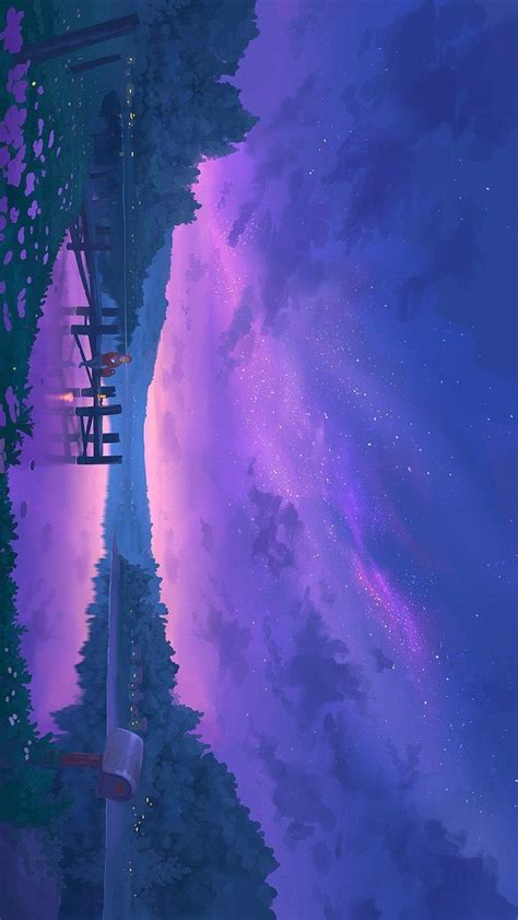 Purple Sky En 2023 Lugares De Fantasía Fondos De Pantalla Fantasía