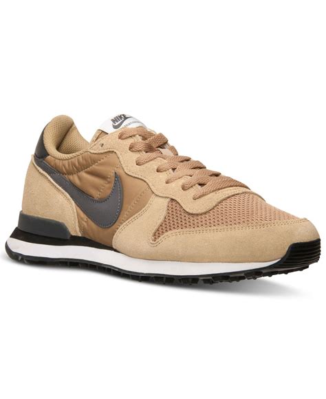 Nike Leather Mens Internationalist Casual Sneakers From Finish Line In