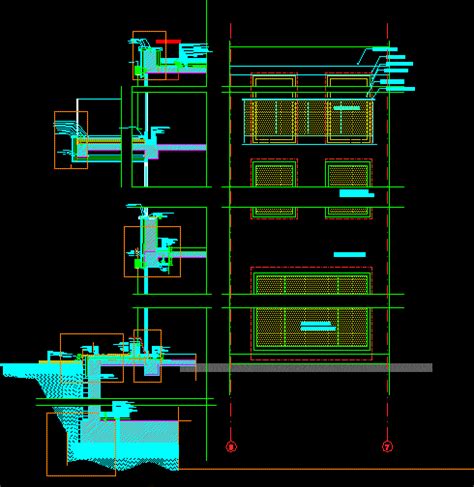 High Rise Apt Building Section Technical Details Dwg Section For