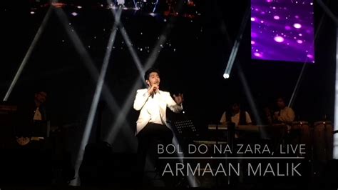 Mujhe neend aati nahi hai akele khwabon mein aaya karo nahi chal sakunga tumhare bina main mera tum sahaara bano. Bol do na zara | live performance | Armaan Malik - YouTube