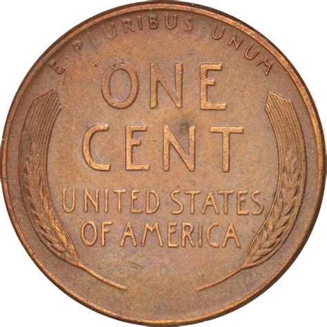 One Cent 1958 Wheat Penny Coin From United States Online Coin Club