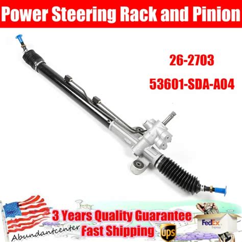 POWER STEERING RACK Pinion For Honda Accord Cyl Acura TL PicClick