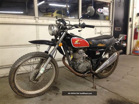 Was last licensed in 1982. 1975 Honda Xl 350