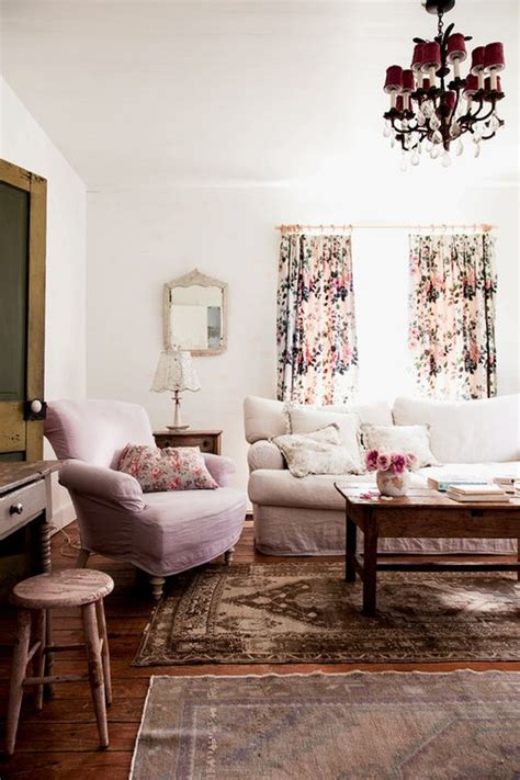 25 Shabby Chic Style Living Room Design Ideas Decoration