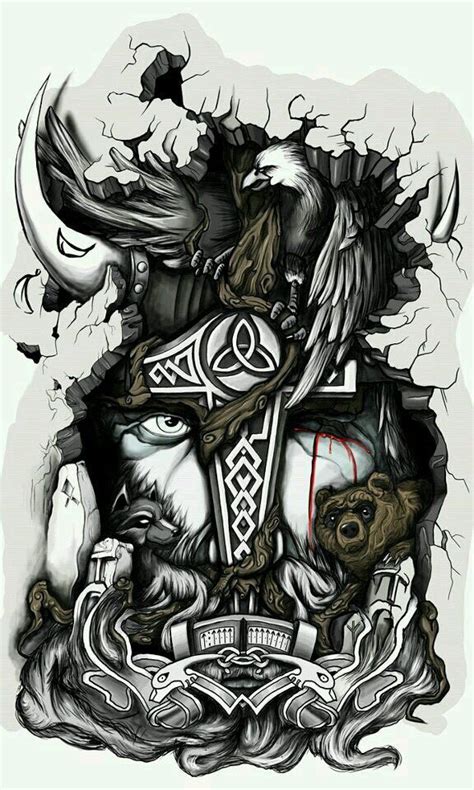 120 Odin Thor Ideen Wikinger Nordische Mythologie Wikinger Tattoo Images