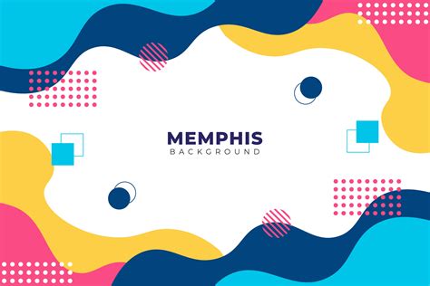Colorful Geometric Memphis Background Grafik Von Rafanec Creative Fabrica
