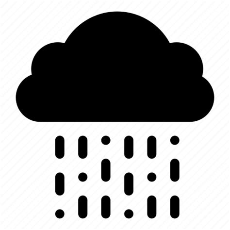 Climate Cloud Clouds Rain Raining Rainy Weather Icon