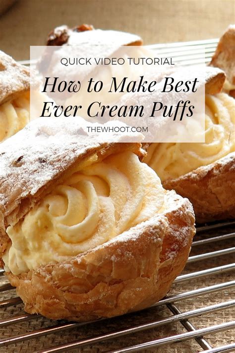 Best Ever Cream Puffs Recipe The Whoot