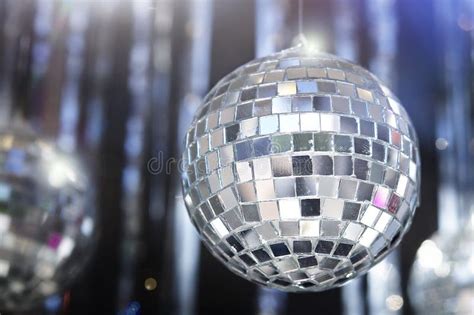 Shiny Disco Glitter Balls Background Stock Photo Image Of Silver