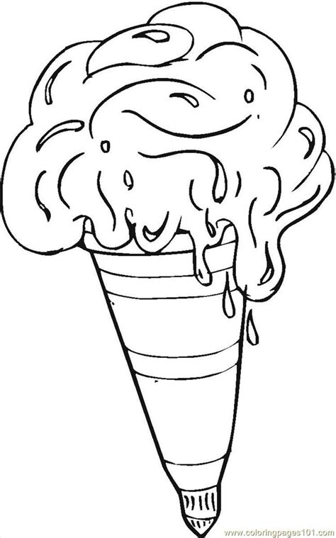 coloring page  desserts coloring pages coloringpagescom