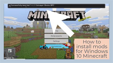 Cómo Instalar Mods En Minecraft Windows 10 Edition