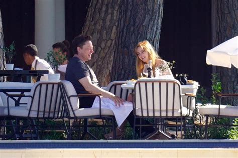 Elon Musk 50 And Natasha Bassett 27 Enjoy Romantic Getaway In St Tropez