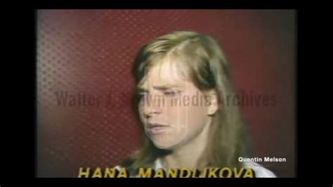 Hana Mandl Kov Interview After Defeating Martina Navratilova At
