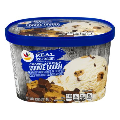 Save On Giant Real Ice Cream Chocolate Chip Cookie Dough Order Online