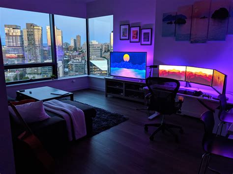 Futuristic Best Living Room Gaming Setup With Epic Design Ideas Blog Name