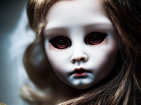 Scary Doll Digital Art By David Kincaid Pixels