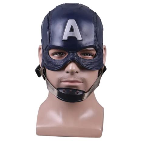 AVENGERS CAPTAIN AMERICA Mask Cosplay Superhero Infinity War Mask Latex Helmet PicClick
