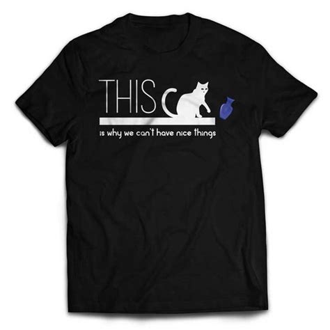 This Is Why We Cant Have Nice Things T Shirt Cat Shirt