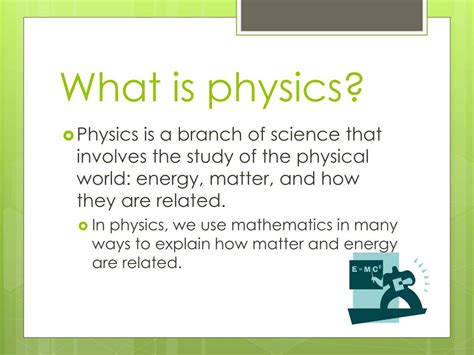 Ppt Introduction To Physics Powerpoint Presentation Free Download